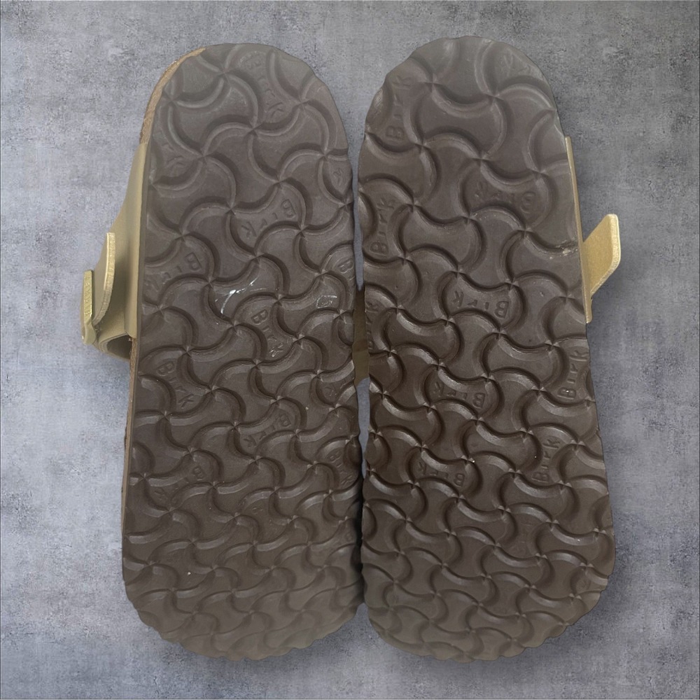 Birkenstock Gizeh Metallic Gold Thong Sandals Womens EU 39 / US 8 Flip Flop - Picture 9 of 11